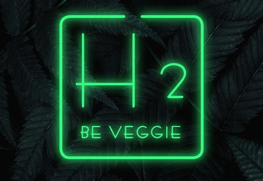 H2- Be Veggie Logo
