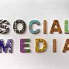 assorted-color social media signage